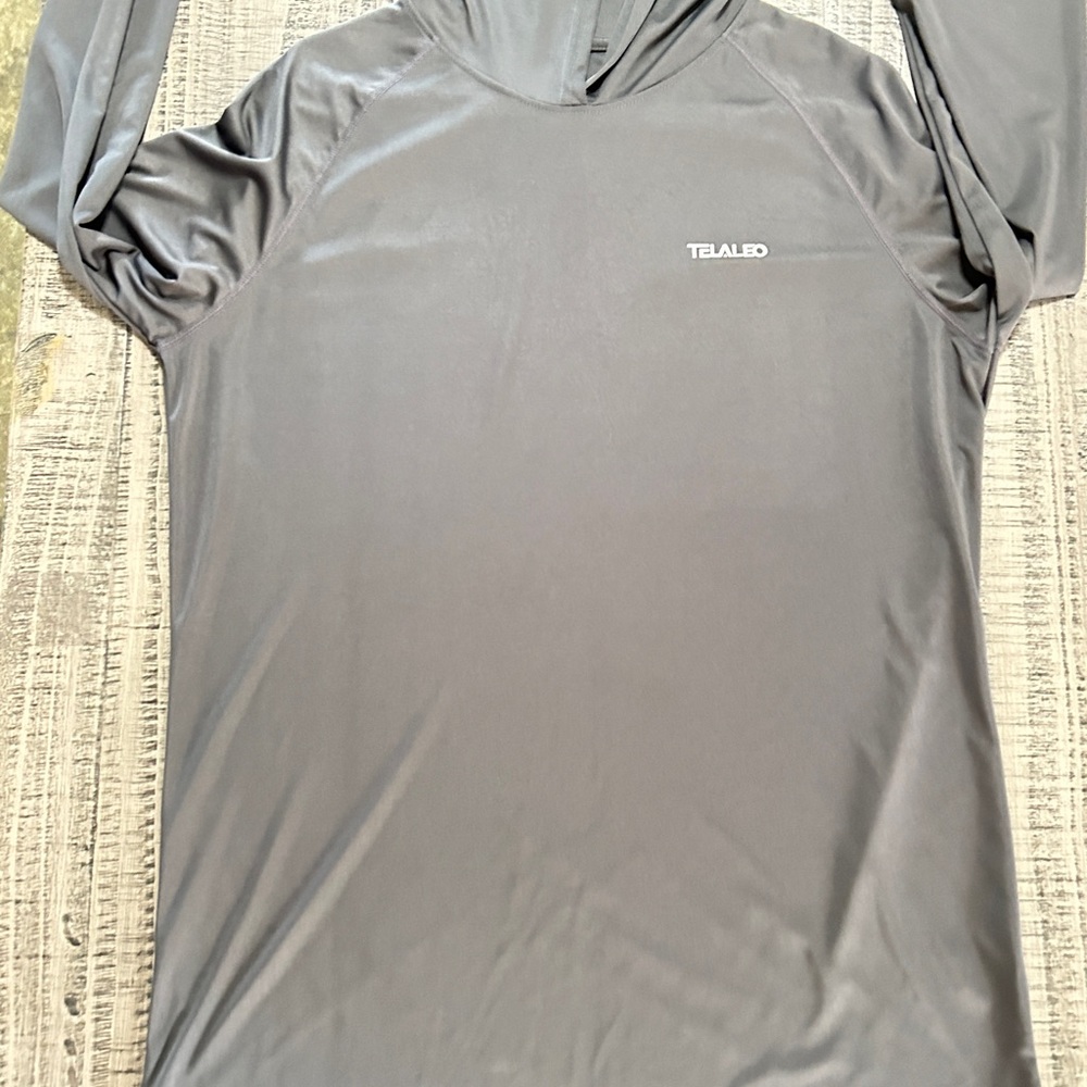 Gray Long Sleeve Men's Tee